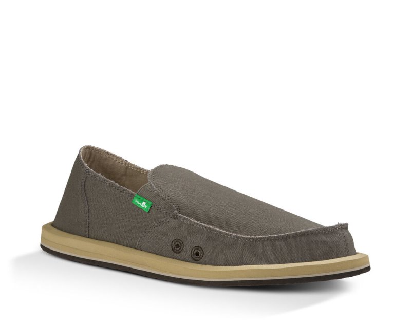 Chaussures Sanuk Vagabond Homme - Grise Foncé XHBDIM216